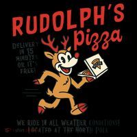 Rudolphs Pizza Delivery North Pole Retro Coffee Mug thumb 5