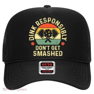 retro Pickleball Dink Responsibly Don't Get Smashed Hat