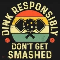 retro Pickleball Dink Responsibly Don't Get Smashed Women's T-Shirt thumb 6