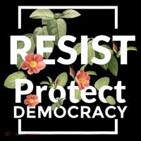 Resist Protect Democracy Subtle Retro Floral Anti Trump  Coffee Mug thumb 5