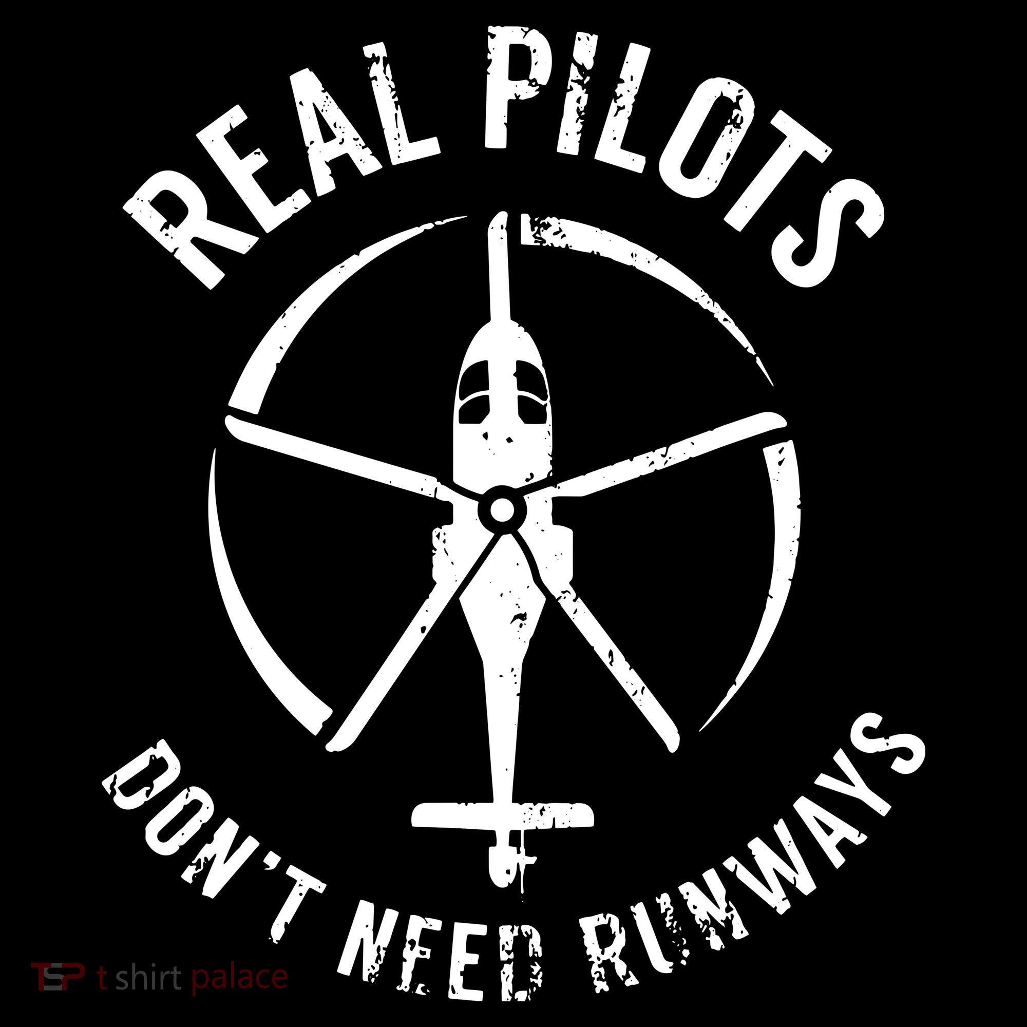 Real Pilots Dont Need Runways Pilot Helicopter Women's Long Sleeve Shirt