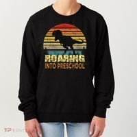 Roaring Preschool Dinosaur Back To School First Day Boys Women's Sweatshirt thumb 0