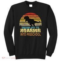 Roaring Preschool Dinosaur Back To School First Day Boys Sweatshirt thumb 0