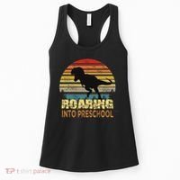 Roaring Preschool Dinosaur Back To School First Day Boys Women's Tank Top thumb 0