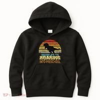 Roaring Preschool Dinosaur Back To School First Day Boys Kids Hoodie thumb 0
