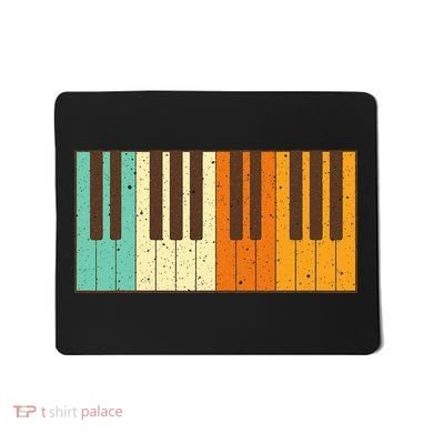 Retro Piano Design For Musician Piano Player Mousepad