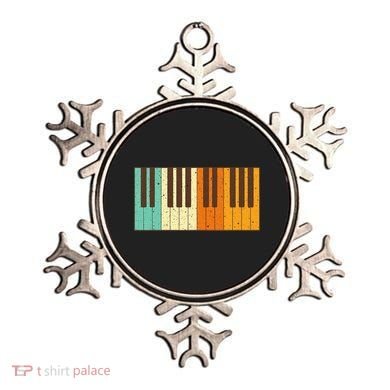 Retro Piano Design For Musician Piano Player Ornament