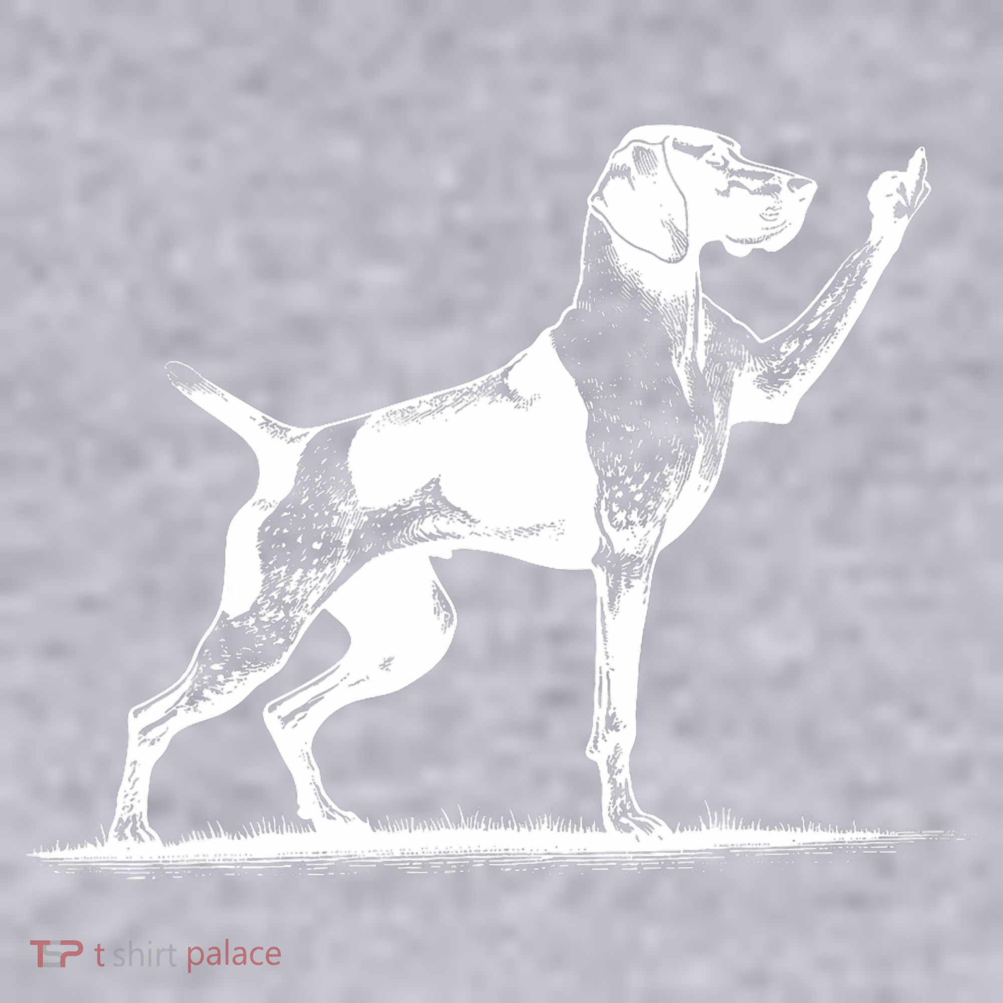 Rude Pointer Dog Asshole German Shorthaired Pointer Dog Women's Racerback Cropped Tank