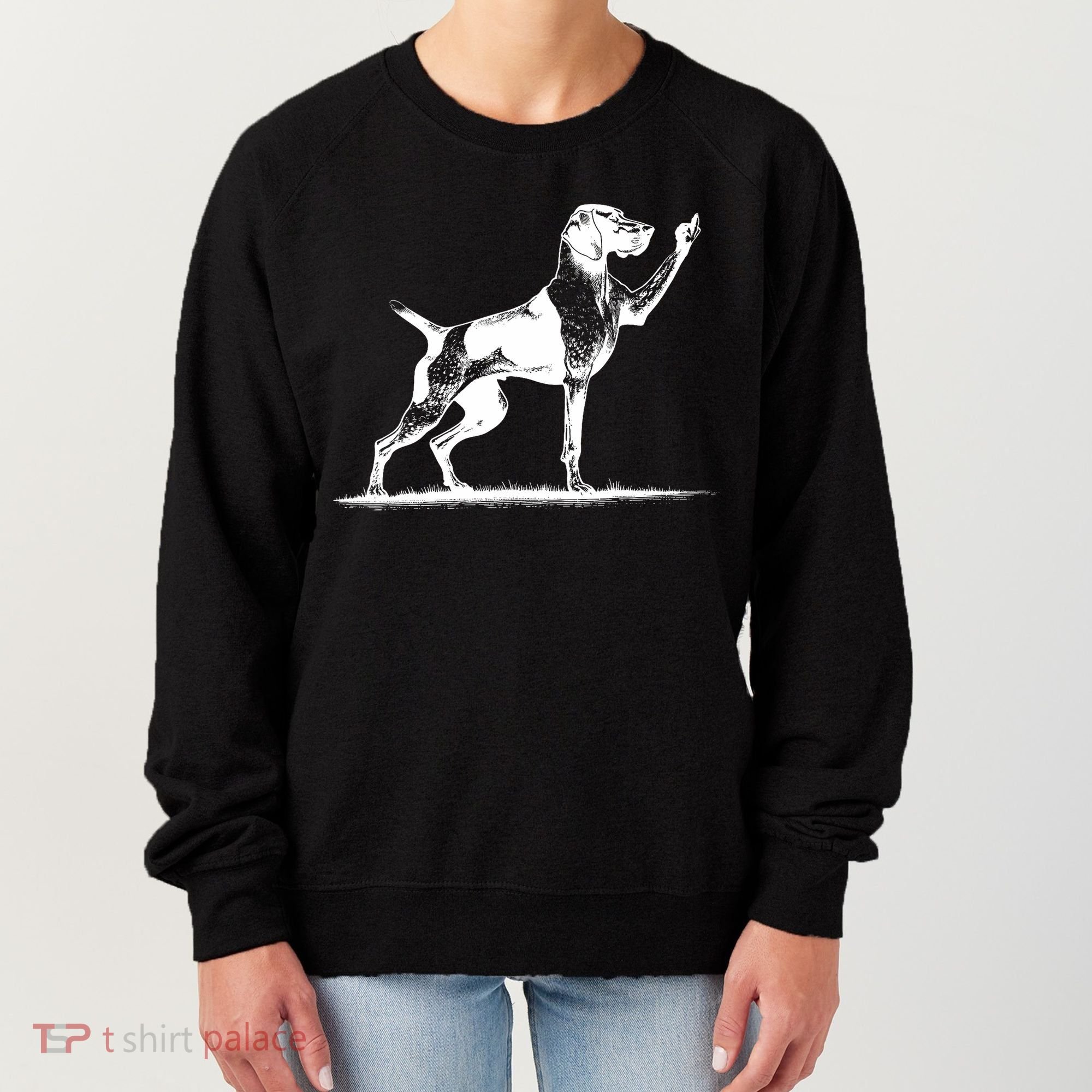 Rude Pointer Dog Asshole German Shorthaired Pointer Dog Women's Sweatshirt