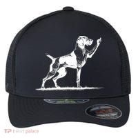 Rude Pointer Dog Asshole German Shorthaired Pointer Dog Flexfit Unipanel Trucker Cap thumb 0