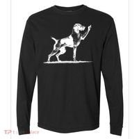 Rude Pointer Dog Asshole German Shorthaired Pointer Dog Comfort Colors Heavyweight Long Sleeve T-Shirt thumb 0
