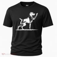 Rude Pointer Dog Asshole German Shorthaired Pointer Dog Cooling Performance Crew T-Shirt thumb 0