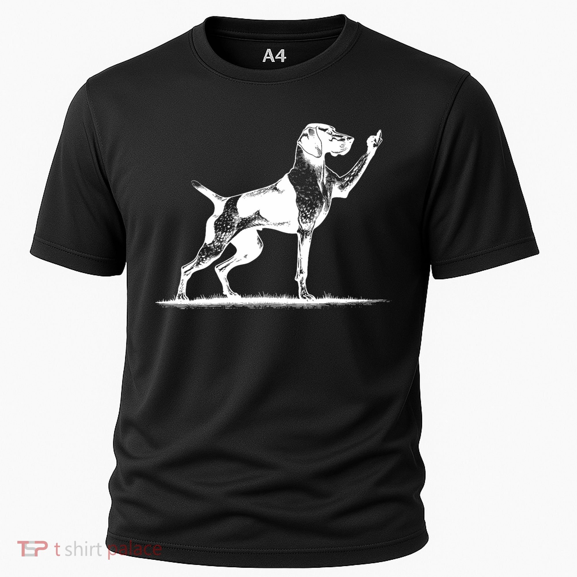 Rude Pointer Dog Asshole German Shorthaired Pointer Dog Cooling Performance Crew T-Shirt