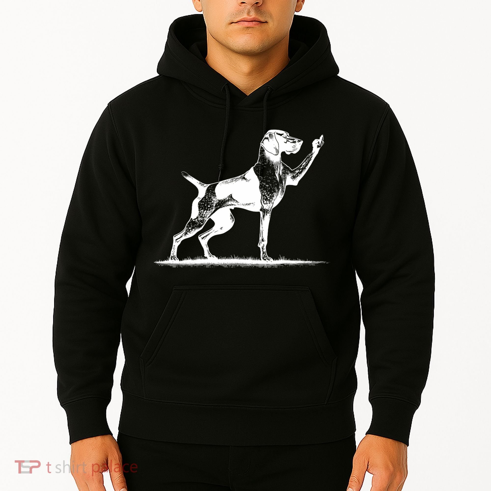 Rude Pointer Dog Asshole German Shorthaired Pointer Dog Hoodie
