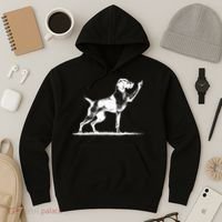 Rude Pointer Dog Asshole German Shorthaired Pointer Dog Hoodie thumb 3