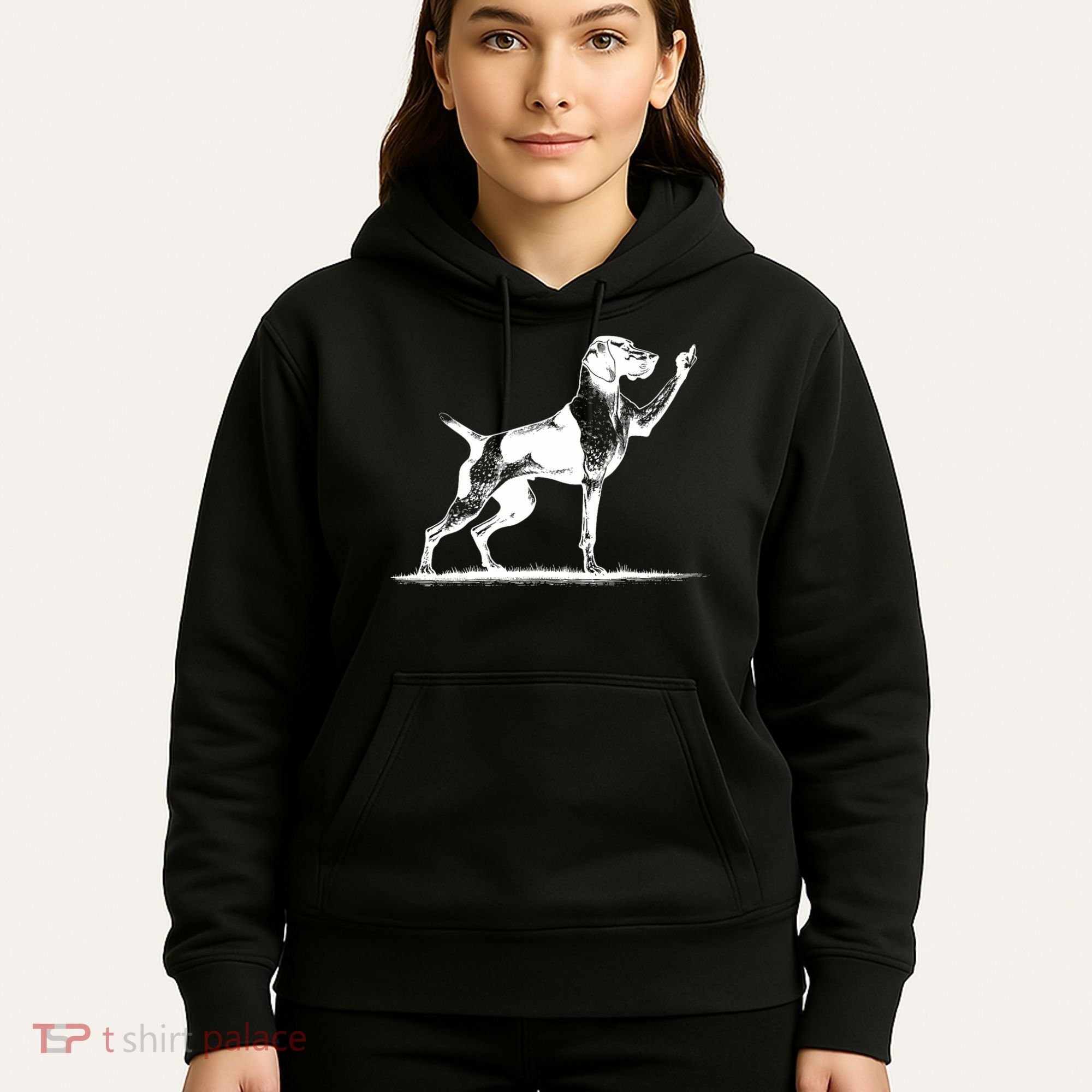 Rude Pointer Dog Asshole German Shorthaired Pointer Dog Hoodie