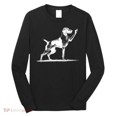 Rude Pointer Dog Asshole German Shorthaired Pointer Dog Long Sleeve Shirt