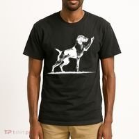 Rude Pointer Dog Asshole German Shorthaired Pointer Dog Tall T-Shirt thumb 2