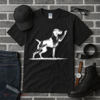 Rude Pointer Dog Asshole German Shorthaired Pointer Dog Tall T-Shirt thumb 3