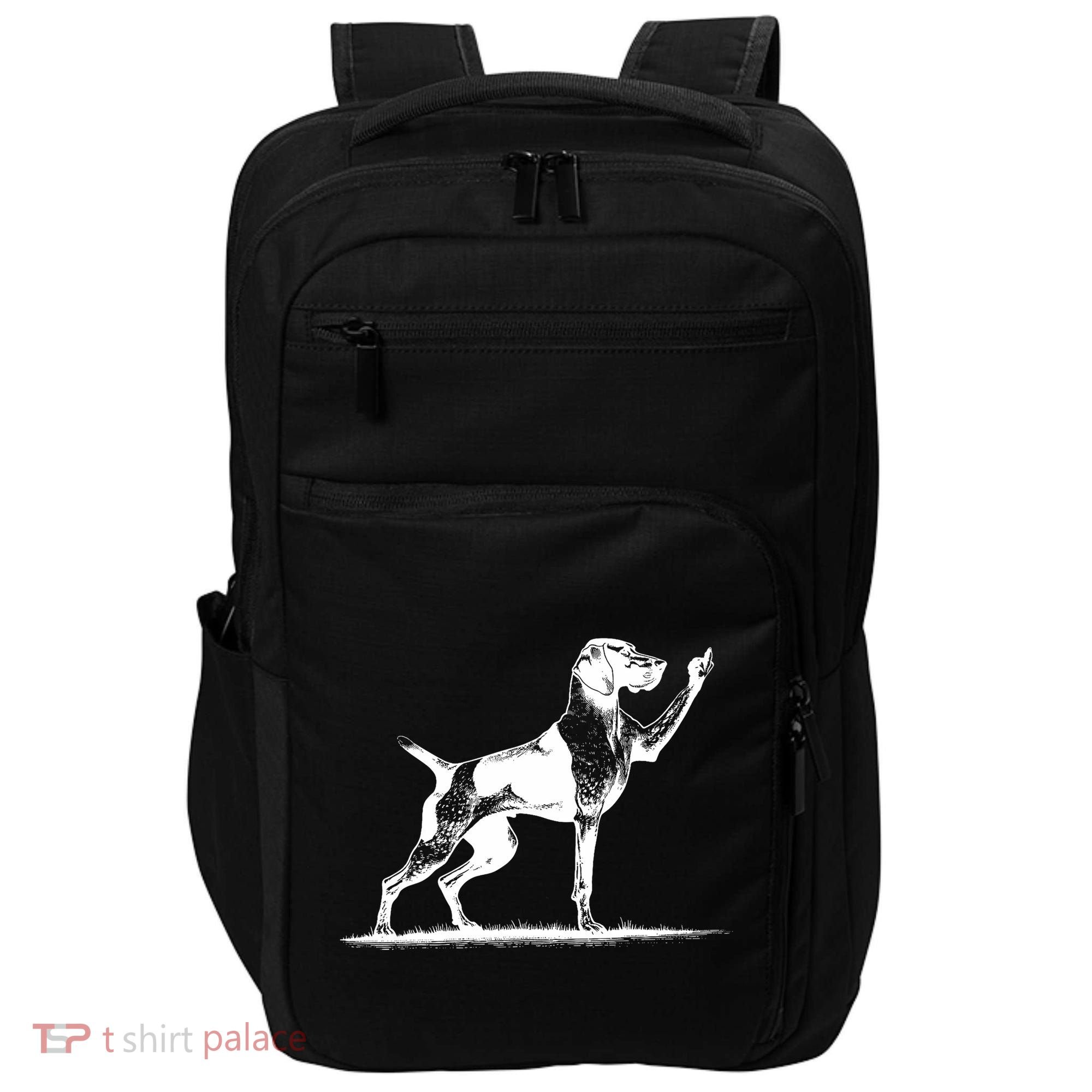 Rude Pointer Dog Asshole German Shorthaired Pointer Dog Impact Tech Backpack