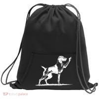Rude Pointer Dog Asshole German Shorthaired Pointer Dog Sweatshirt Cinch Pack Bag thumb 0