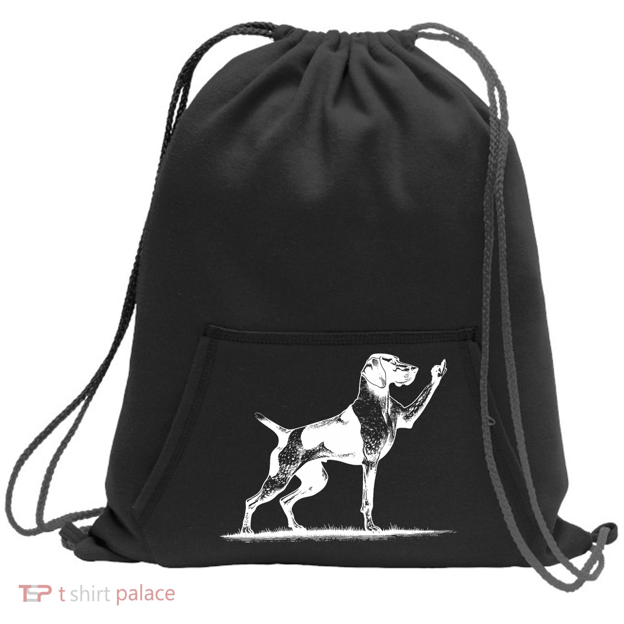 Rude Pointer Dog Asshole German Shorthaired Pointer Dog Sweatshirt Cinch Pack Bag