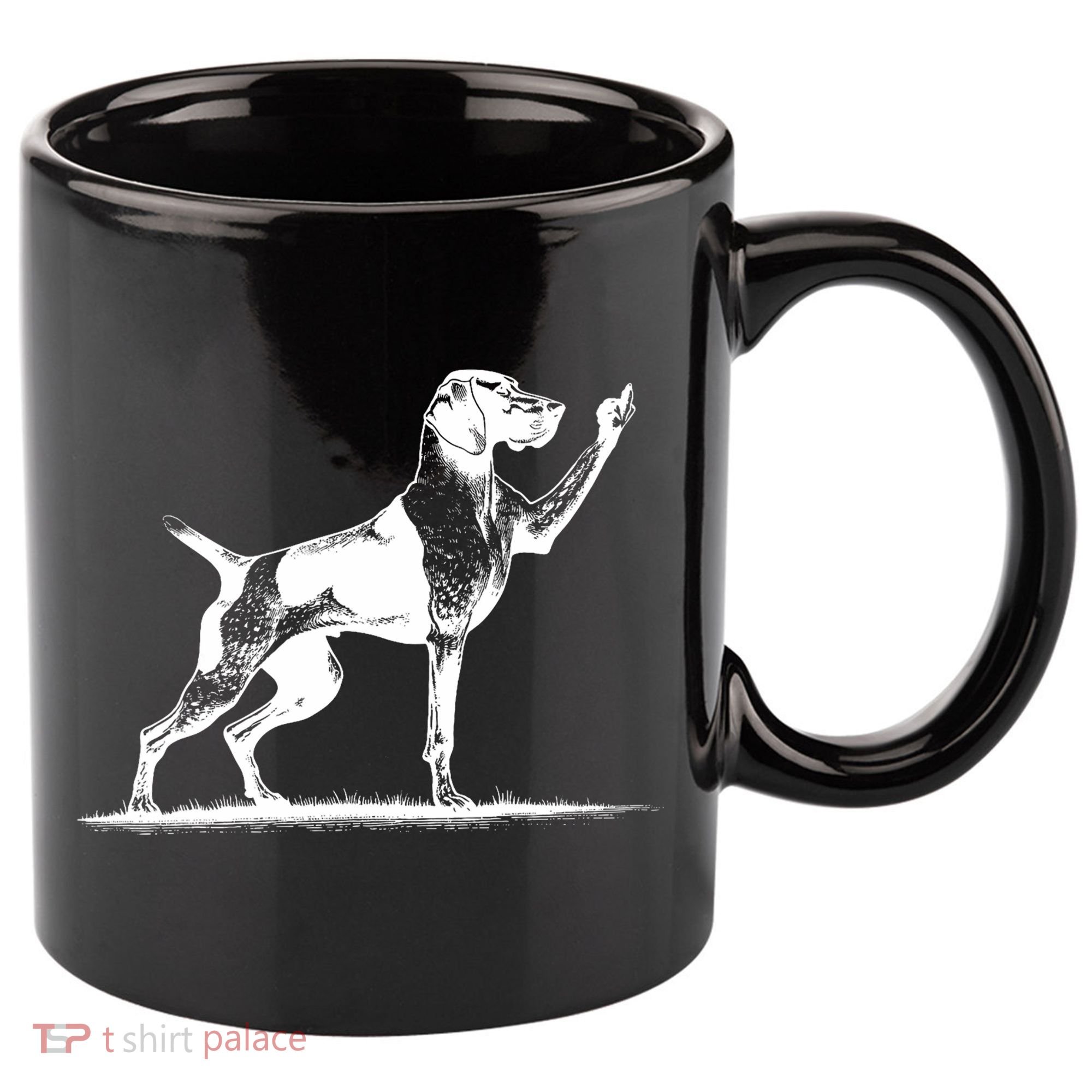 Rude Pointer Dog Asshole German Shorthaired Pointer Dog 11oz C Handle Ceramic Mug