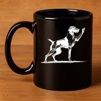 Rude Pointer Dog Asshole German Shorthaired Pointer Dog 11oz C Handle Ceramic Mug thumb 4