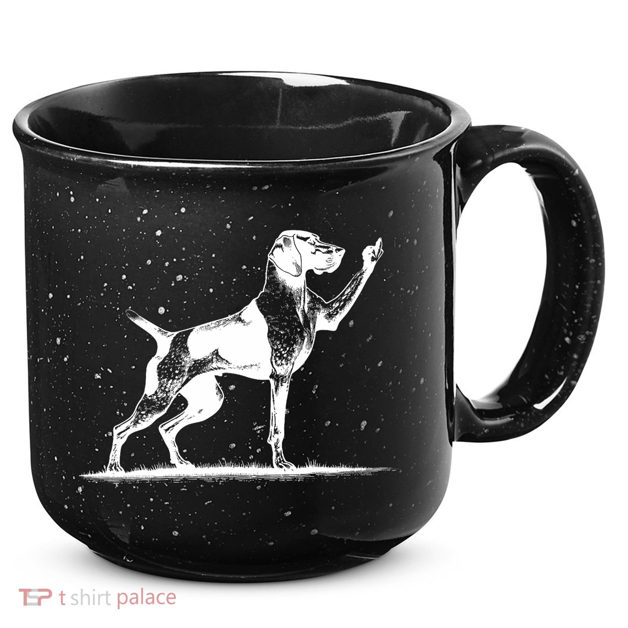 Rude Pointer Dog Asshole German Shorthaired Pointer Dog 15oz Campfire Ceramic Mug