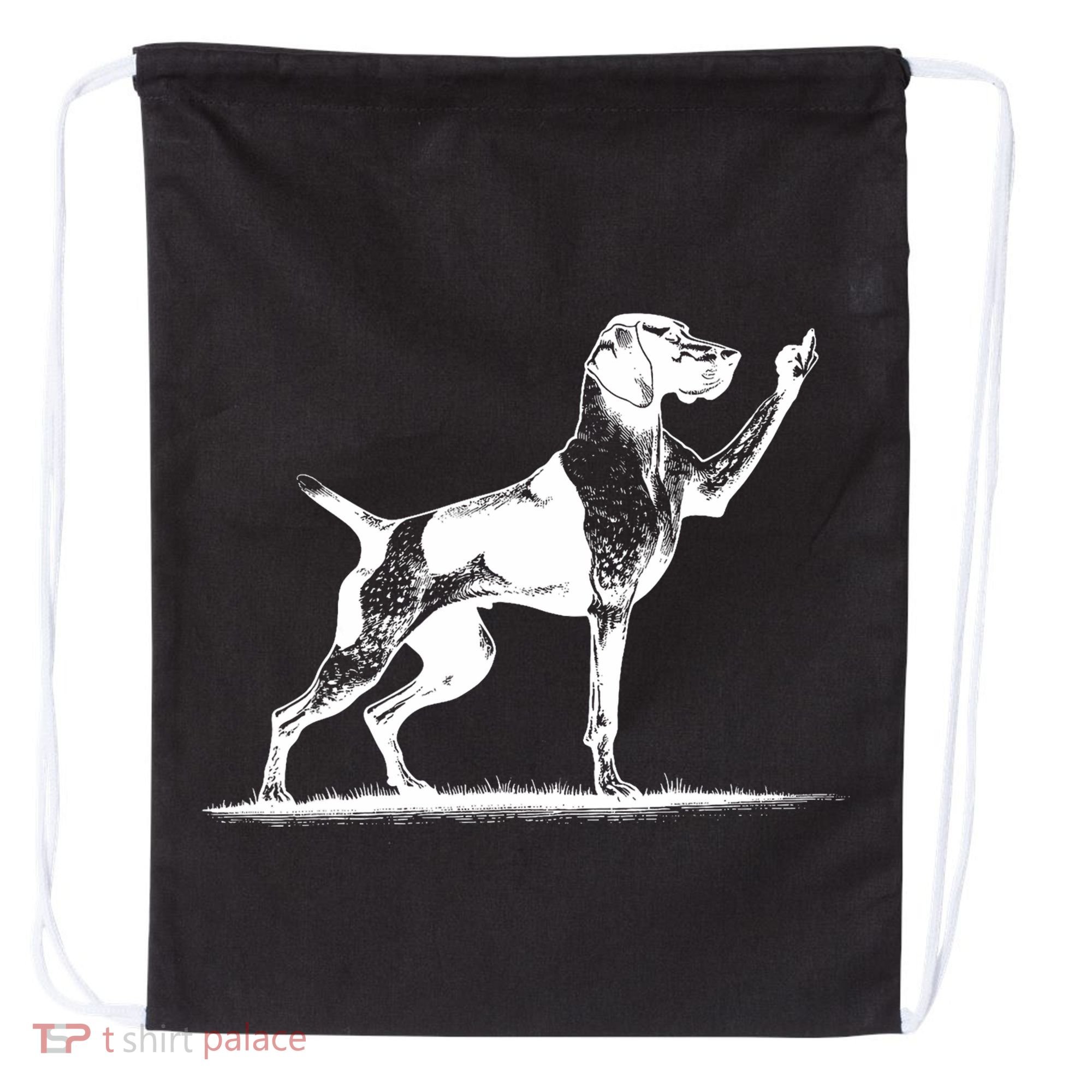 Rude Pointer Dog Asshole German Shorthaired Pointer Dog Drawstring Bag