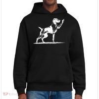Rude Pointer Dog Asshole German Shorthaired Pointer Dog District V.I.T. Heavyweight Hoodie thumb 0