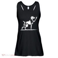 Rude Pointer Dog Asshole German Shorthaired Pointer Dog Ladies Essential Flowy Tank thumb 0