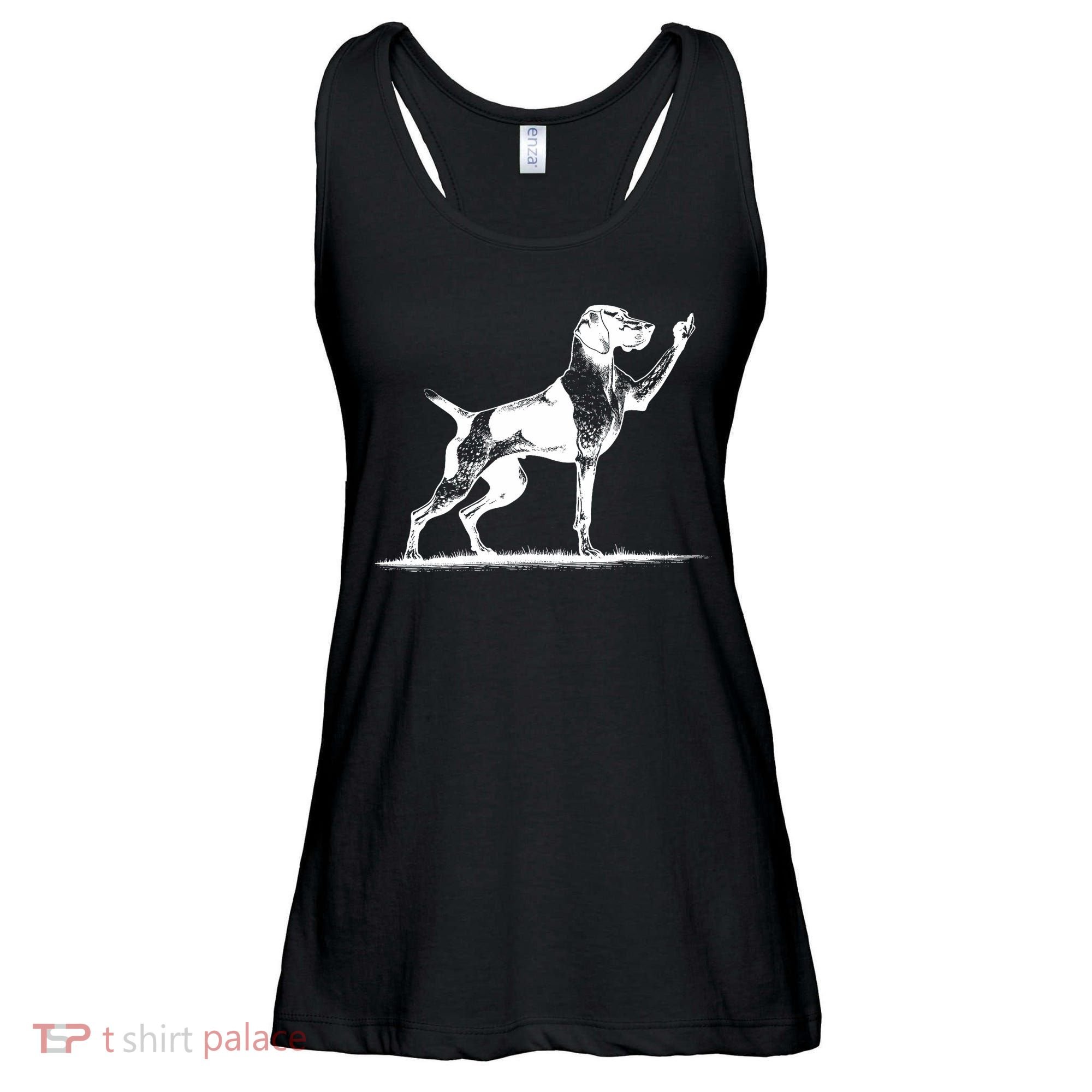 Rude Pointer Dog Asshole German Shorthaired Pointer Dog Ladies Essential Flowy Tank