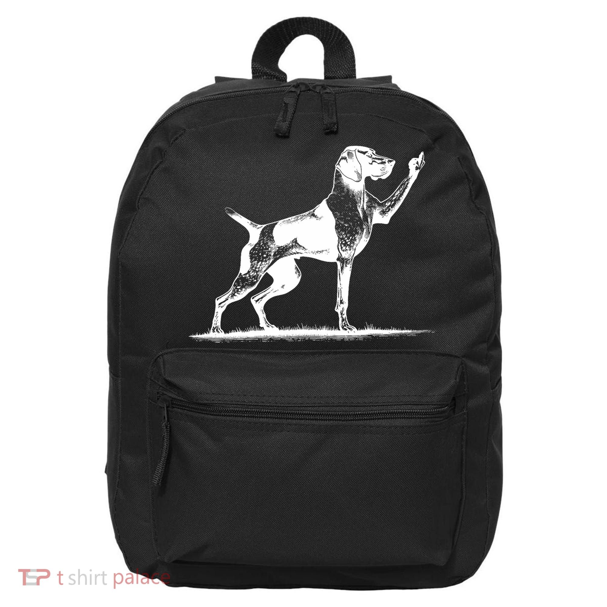 Rude Pointer Dog Asshole German Shorthaired Pointer Dog 16 in Basic Backpack