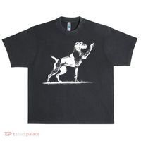 Rude Pointer Dog Asshole German Shorthaired Pointer Dog Urban Oversized Heavyweight T-Shirt thumb 0