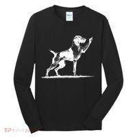 Rude Pointer Dog Asshole German Shorthaired Pointer Dog Tall Long Sleeve Shirt thumb 0