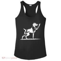 Rude Pointer Dog Asshole German Shorthaired Pointer Dog Ladies PosiCharge Competitor Racerback Tank thumb 0
