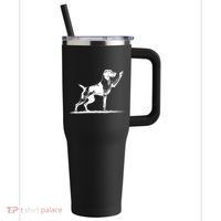 Rude Pointer Dog Asshole German Shorthaired Pointer Dog 40oz Vacuum Insulated Stainless Steel Travel Tumbler thumb 0
