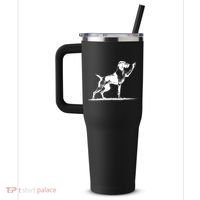 Rude Pointer Dog Asshole German Shorthaired Pointer Dog 40oz Vacuum Insulated Stainless Steel Travel Tumbler thumb 2