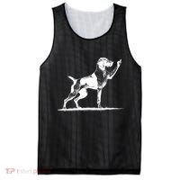 Rude Pointer Dog Asshole German Shorthaired Pointer Dog Mesh Reversible Basketball Jersey Tank thumb 0