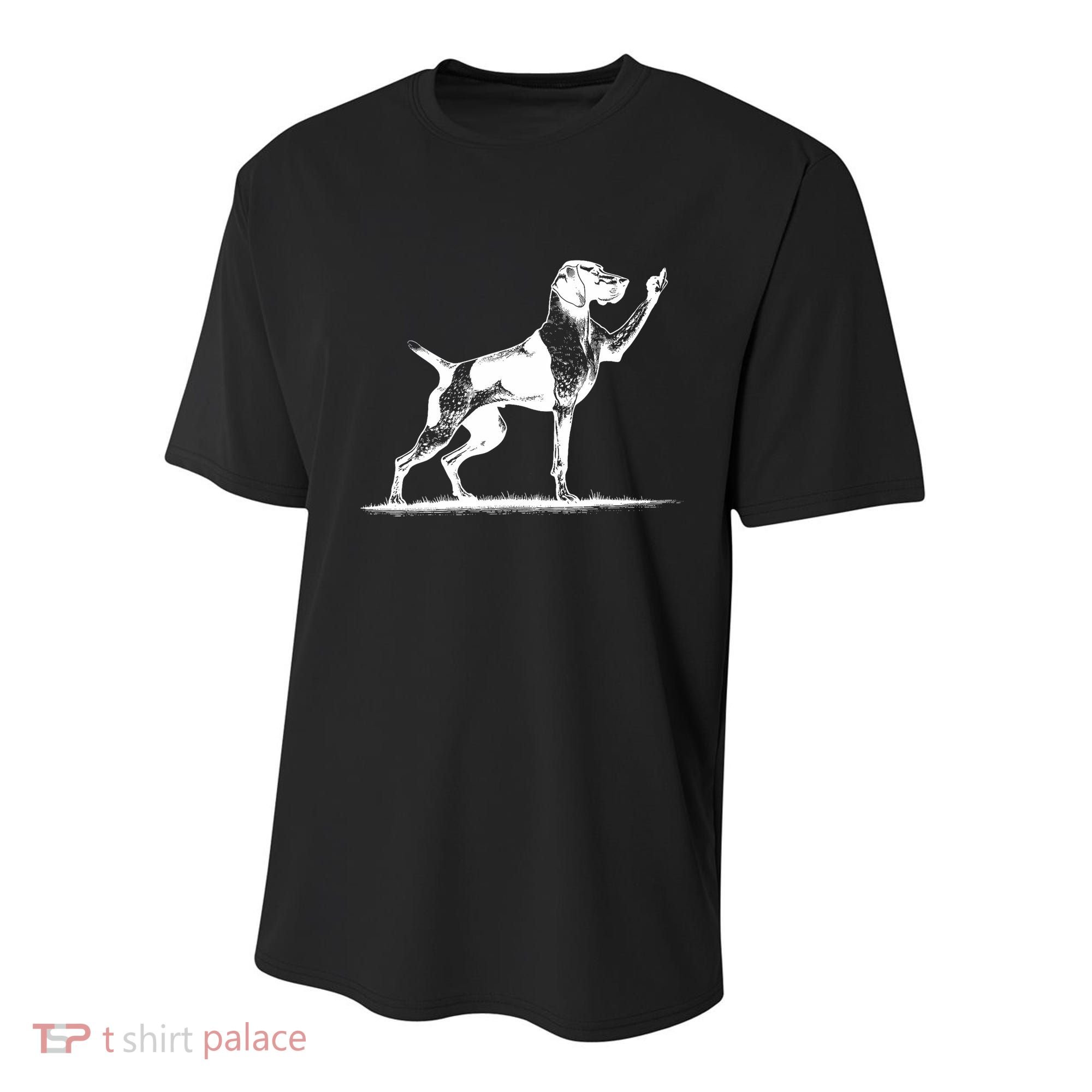 Rude Pointer Dog Asshole German Shorthaired Pointer Dog Youth Performance Sprint T-Shirt