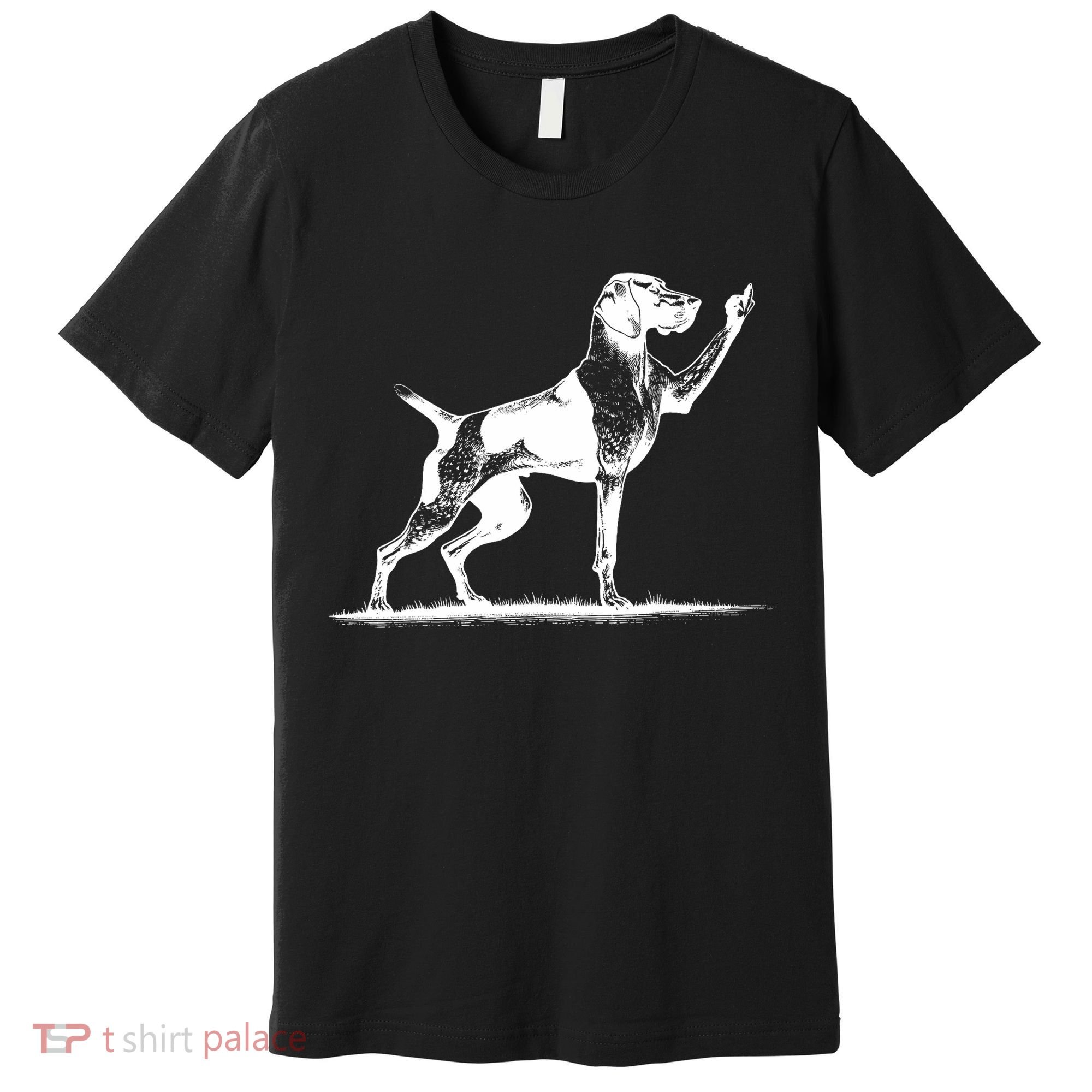 Rude Pointer Dog Asshole German Shorthaired Pointer Dog Premium T-Shirt