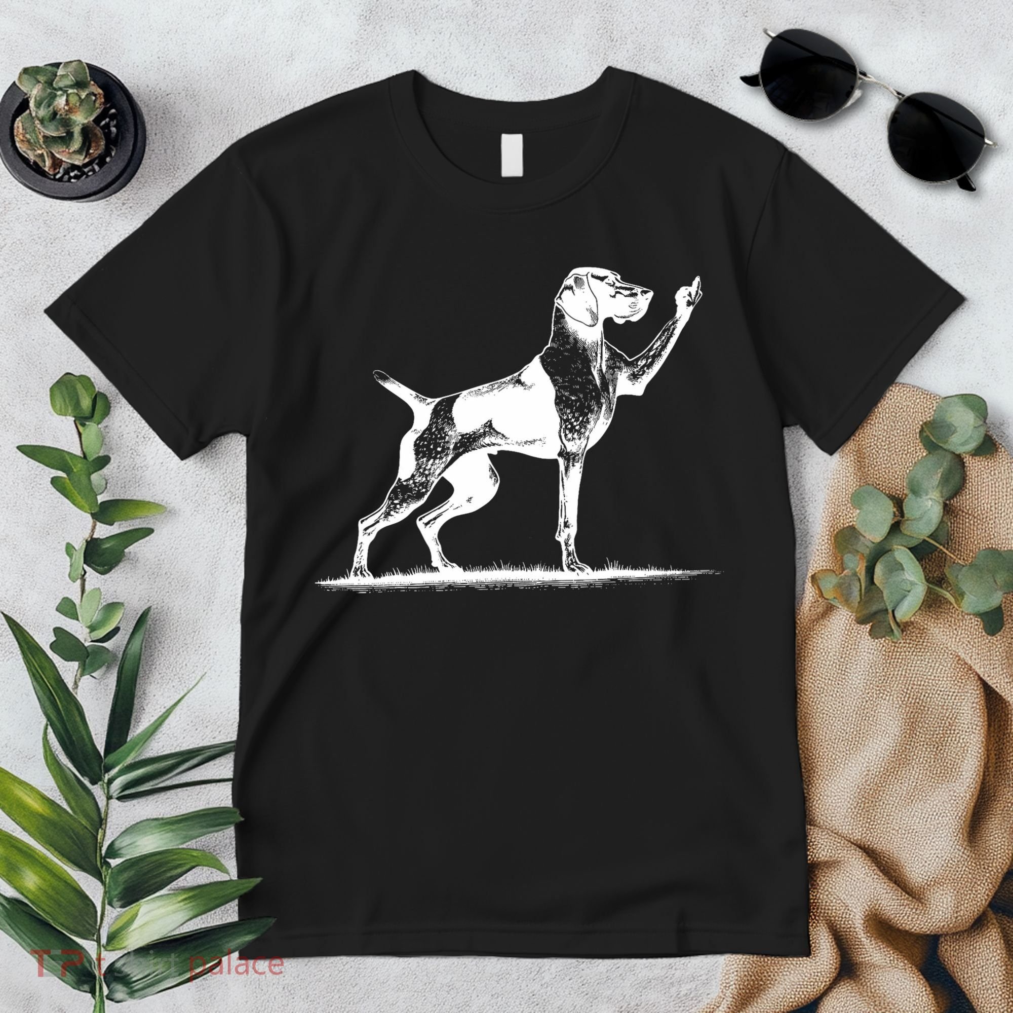 Rude Pointer Dog Asshole German Shorthaired Pointer Dog Premium T-Shirt