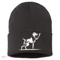 Rude Pointer Dog Asshole German Shorthaired Pointer Dog Sustainable Knit Beanie thumb 0