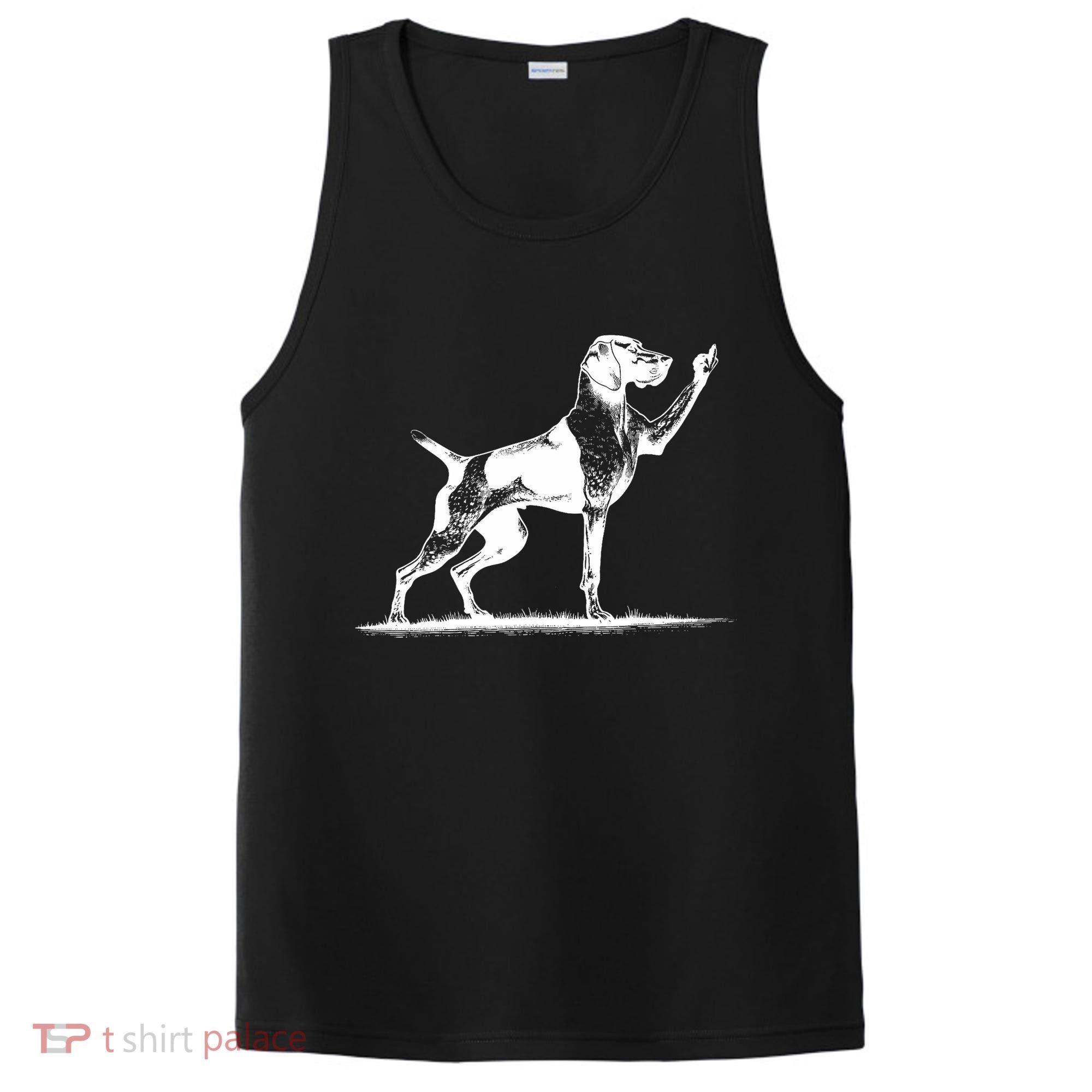 Rude Pointer Dog Asshole German Shorthaired Pointer Dog PosiCharge Competitor Tank