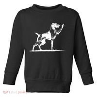Rude Pointer Dog Asshole German Shorthaired Pointer Dog Toddler Sweatshirt thumb 0