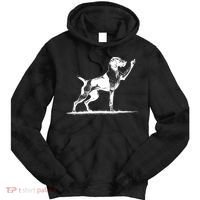 Rude Pointer Dog Asshole German Shorthaired Pointer Dog Tie Dye Hoodie thumb 0