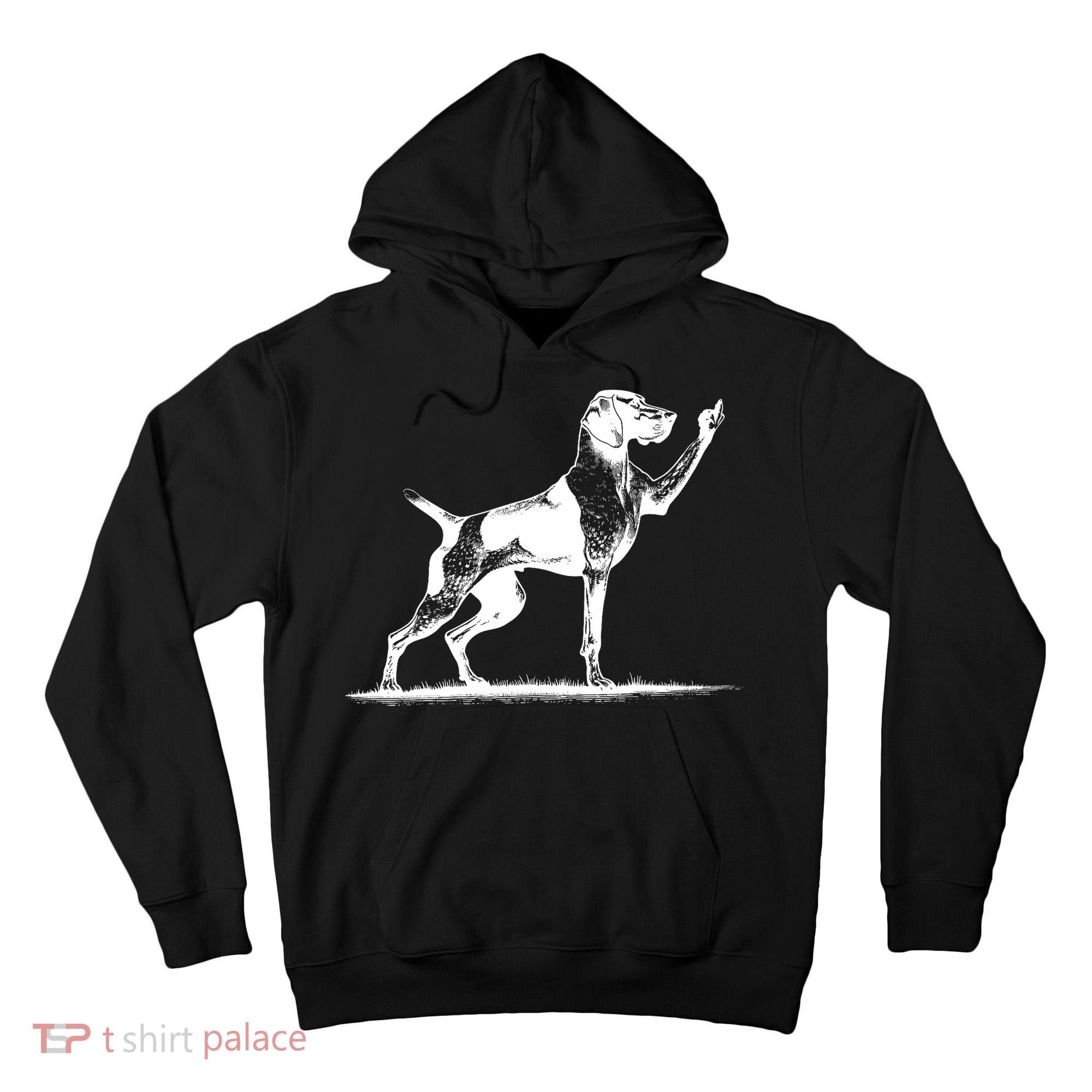 Rude Pointer Dog Asshole German Shorthaired Pointer Dog Tall Hoodie
