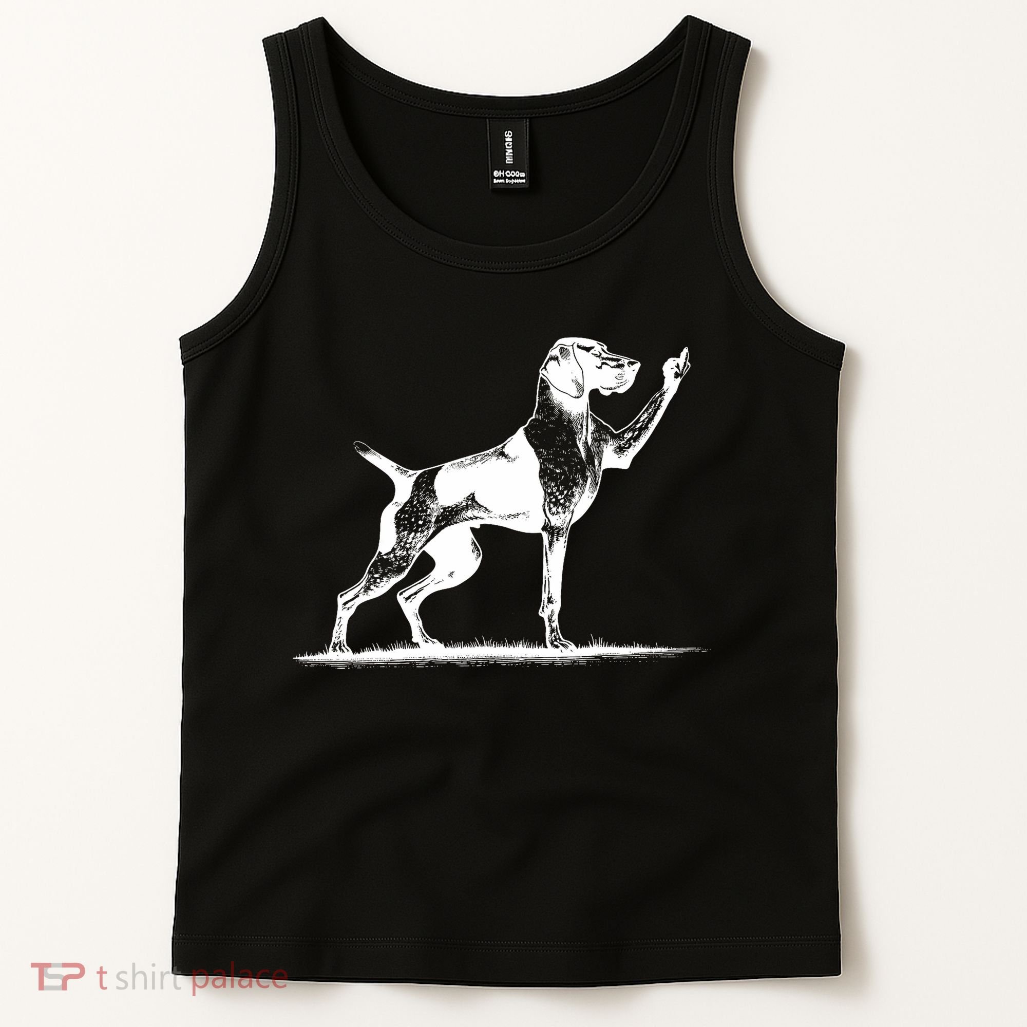 Rude Pointer Dog Asshole German Shorthaired Pointer Dog Tank Top