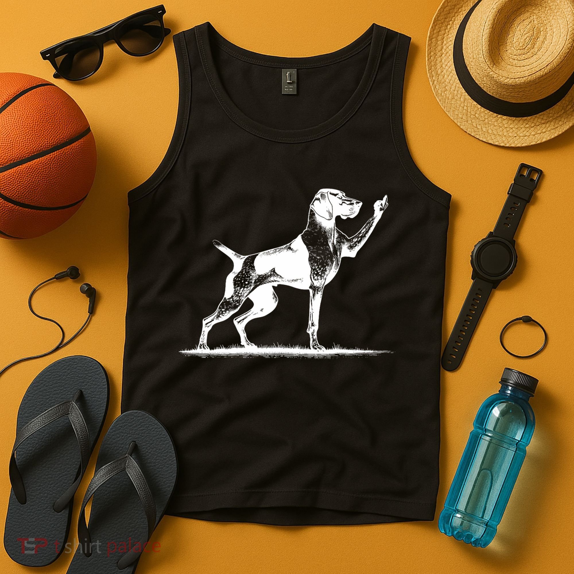 Rude Pointer Dog Asshole German Shorthaired Pointer Dog Tank Top